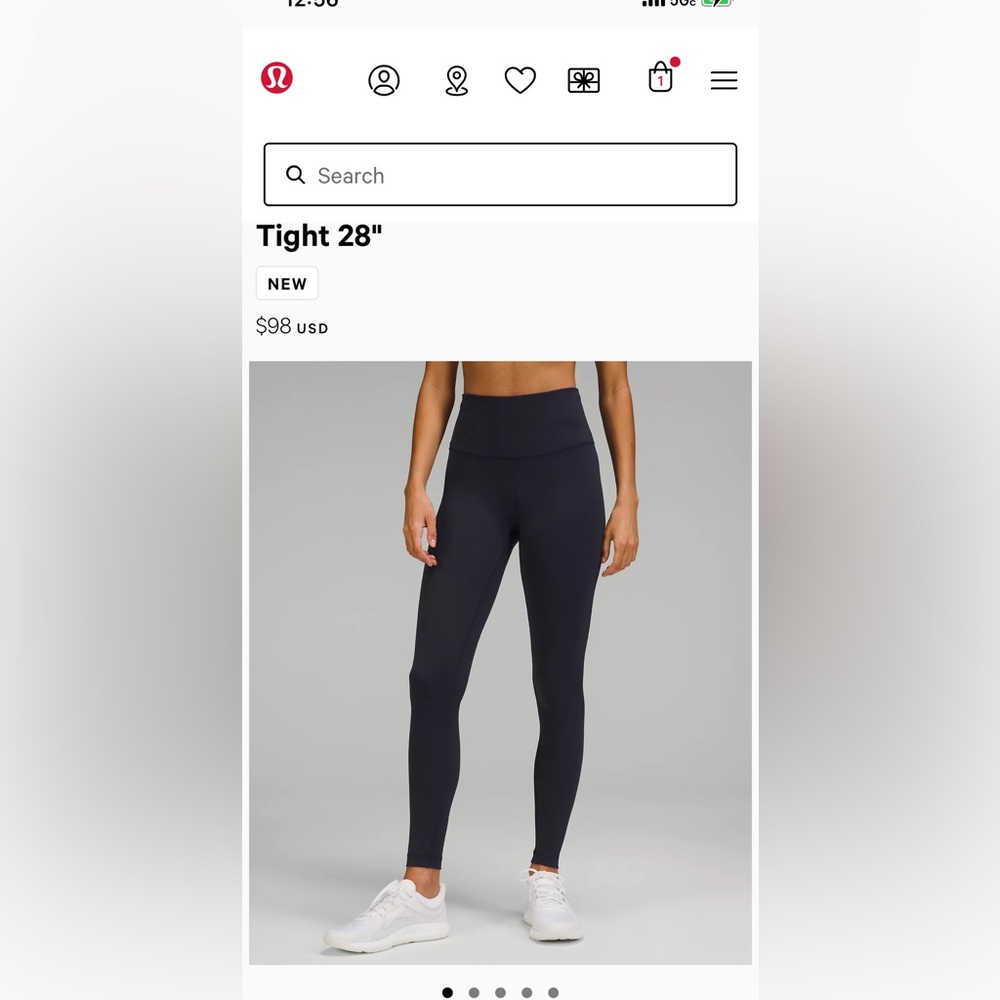 Lululemon leggings - Black  - Size 4